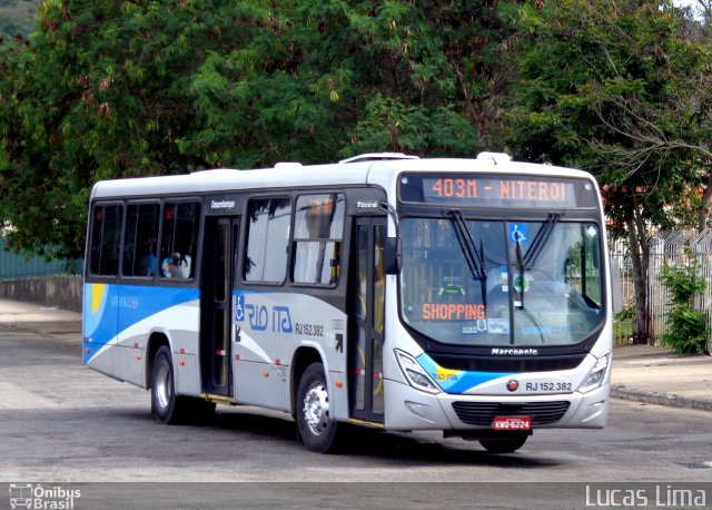 Rio Ita RJ 152.382 na cidade de Niterói, Rio de Janeiro, Brasil, por Lucas Lima. Número da foto: #3755469.