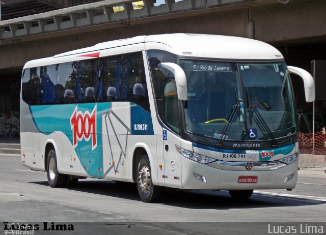 Auto Viação 1001 RJ 108.741 na cidade de Rio de Janeiro, Rio de Janeiro, Brasil, por Lucas Lima. Número da foto: #3756606.