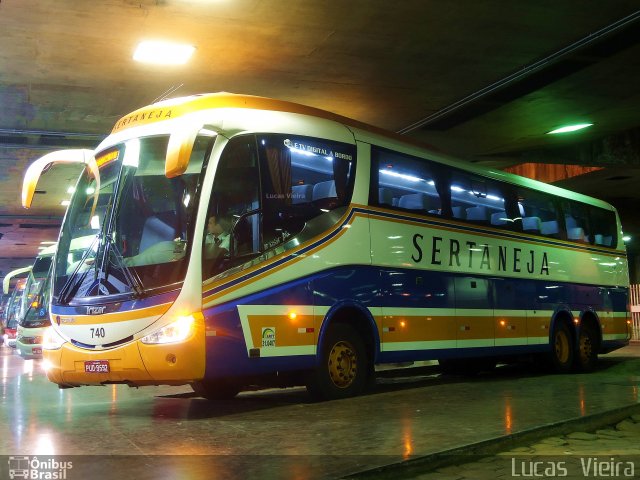 Viação Sertaneja 740 na cidade de Belo Horizonte, Minas Gerais, Brasil, por Lucas Vieira. Número da foto: #3756103.