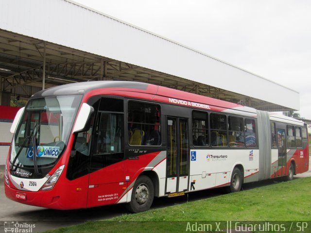 Empresa de Ônibus Vila Galvão 2504 na cidade de Guarulhos, São Paulo, Brasil, por Adam Xavier Rodrigues Lima. Número da foto: #3755134.