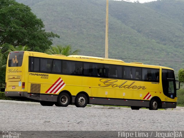 Viação Itapemirim 45303 na cidade de Jequié, Bahia, Brasil, por Filipe Lima. Número da foto: #3755517.