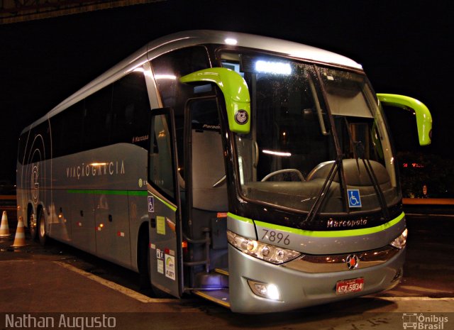 Viação Garcia 7896 na cidade de Londrina, Paraná, Brasil, por Nathan Augusto. Número da foto: #3756537.