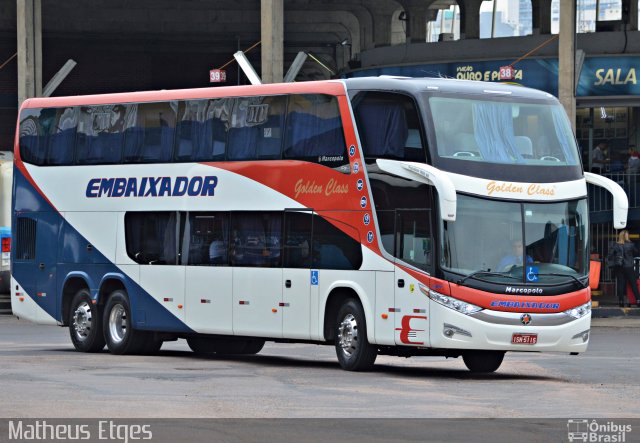 Expresso Embaixador 501 na cidade de Porto Alegre, Rio Grande do Sul, Brasil, por Matheus Etges. Número da foto: #3755780.