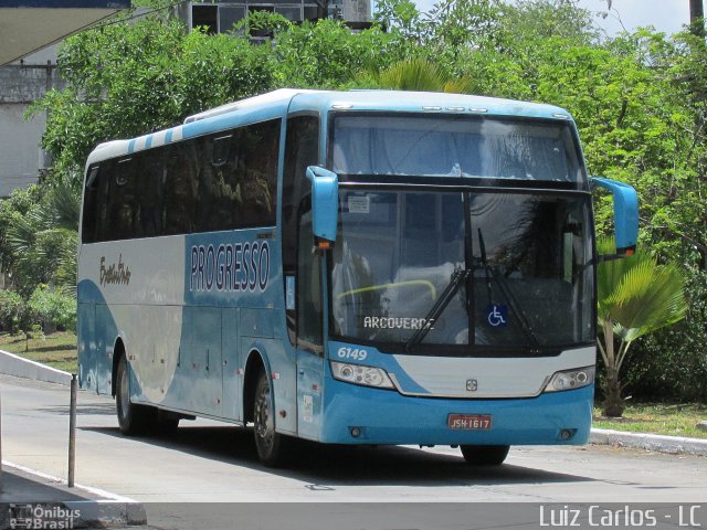 Auto Viação Progresso 6149 na cidade de Recife, Pernambuco, Brasil, por Luiz Carlos de Santana. Número da foto: #3755912.