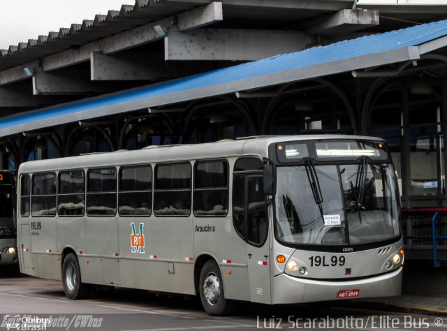 Araucária Transportes Coletivos 19L99 na cidade de Araucária, Paraná, Brasil, por Luiz Scarabotto . ID da foto: 3756271.