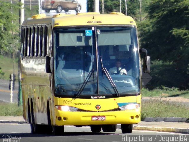 Viação Itapemirim 8069 na cidade de Jequié, Bahia, Brasil, por Filipe Lima. Número da foto: #3755496.