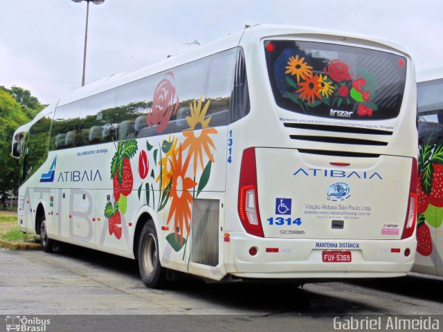 Viação Atibaia São Paulo 1314 na cidade de São Paulo, São Paulo, Brasil, por Gabriel Almeida. Número da foto: #3758530.