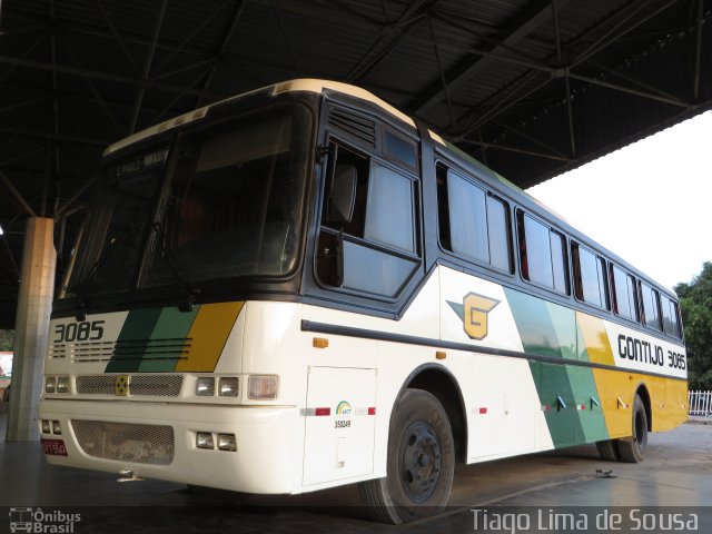 Empresa Gontijo de Transportes 3085 na cidade de Januária, Minas Gerais, Brasil, por Tiago Lima de Sousa. ID da foto: 3757663.