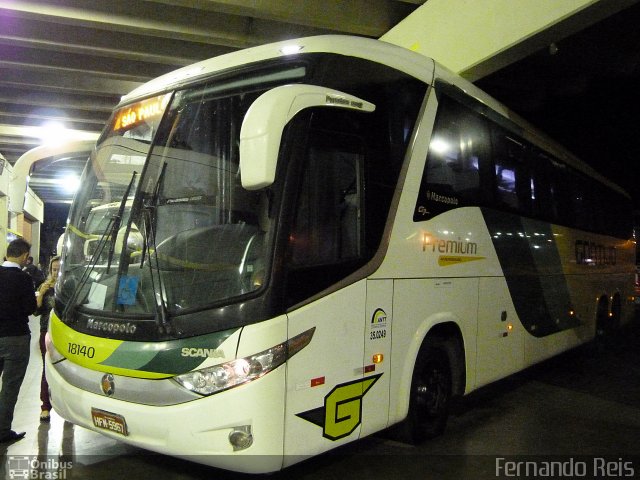 Empresa Gontijo de Transportes 18140 na cidade de Araxá, Minas Gerais, Brasil, por Fernando Reis. Número da foto: #3757693.