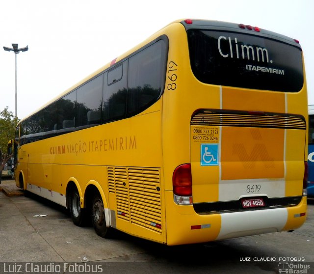 Viação Itapemirim 8619 na cidade de São Paulo, São Paulo, Brasil, por Luiz Claudio  dos Santos. ID da foto: 3757193.