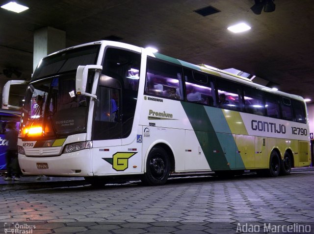 Empresa Gontijo de Transportes 12790 na cidade de Belo Horizonte, Minas Gerais, Brasil, por Adão Raimundo Marcelino. ID da foto: 3758225.