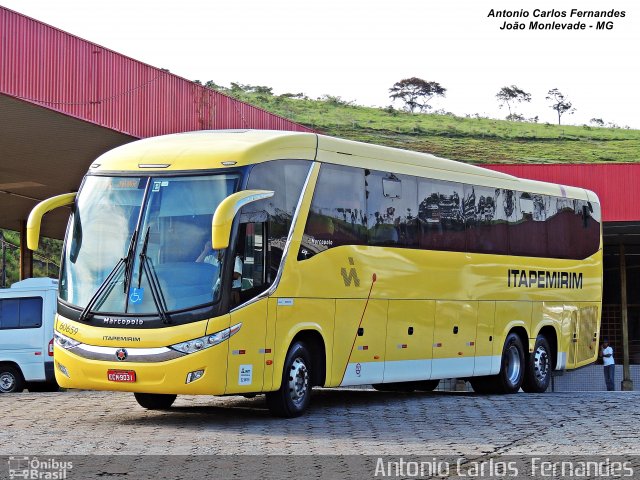 Viação Itapemirim 60659 na cidade de João Monlevade, Minas Gerais, Brasil, por Antonio Carlos Fernandes. ID da foto: 3758124.