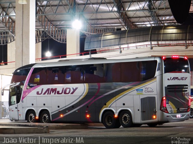 Viação Jam Joy 8615 na cidade de Imperatriz, Maranhão, Brasil, por João Victor. ID da foto: 3758741.