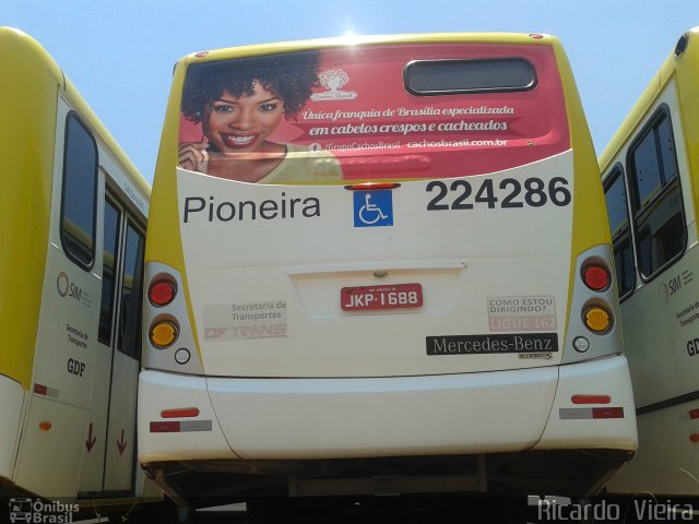 Viação Pioneira 224286 na cidade de Brasília, Distrito Federal, Brasil, por Ricardo Vieira. Número da foto: #3760972.