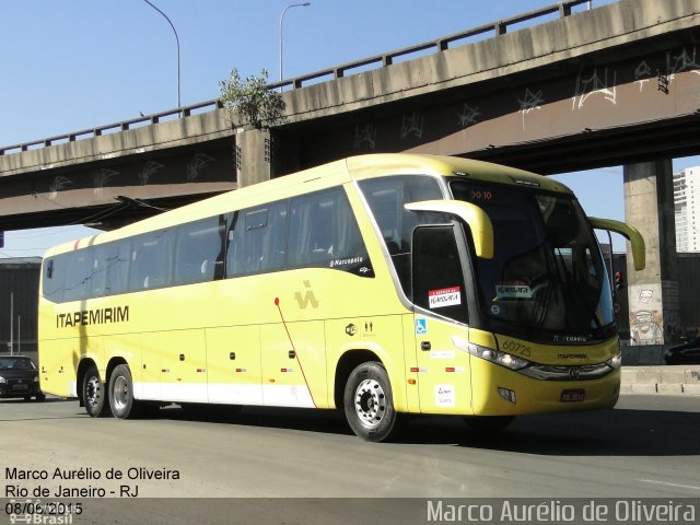Viação Itapemirim 60725 na cidade de Rio de Janeiro, Rio de Janeiro, Brasil, por Marco Aurélio de Oliveira. Número da foto: #3760752.