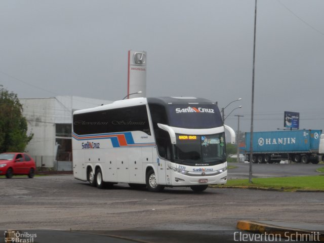 VUSC - Viação União Santa Cruz 2330 na cidade de Santa Cruz do Sul, Rio Grande do Sul, Brasil, por Cleverton Schmitt. Número da foto: #3760845.