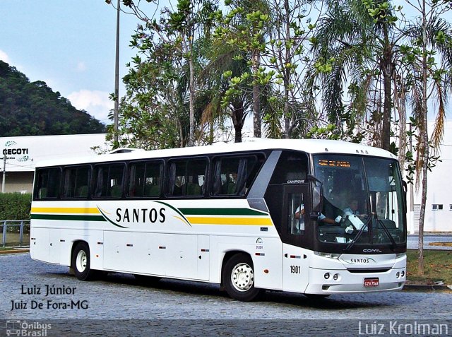 Viação Santos 1901 na cidade de Juiz de Fora, Minas Gerais, Brasil, por Luiz Krolman. Número da foto: #3760348.