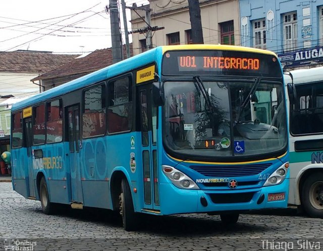 FAOL - Friburgo Auto Ônibus 447 na cidade de Nova Friburgo, Rio de Janeiro, Brasil, por Thiago Silva. Número da foto: #3760875.