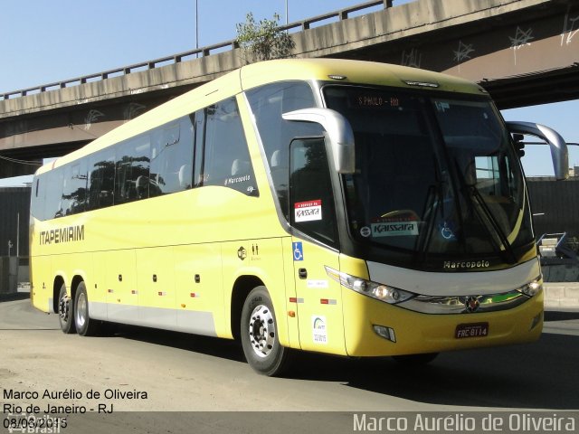 Viação Itapemirim 60825 na cidade de Rio de Janeiro, Rio de Janeiro, Brasil, por Marco Aurélio de Oliveira. ID da foto: 3760786.