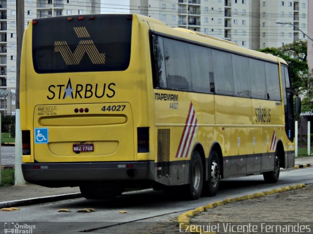 Viação Itapemirim 44027 na cidade de São José dos Campos, São Paulo, Brasil, por Ezequiel Vicente Fernandes. ID da foto: 3762375.