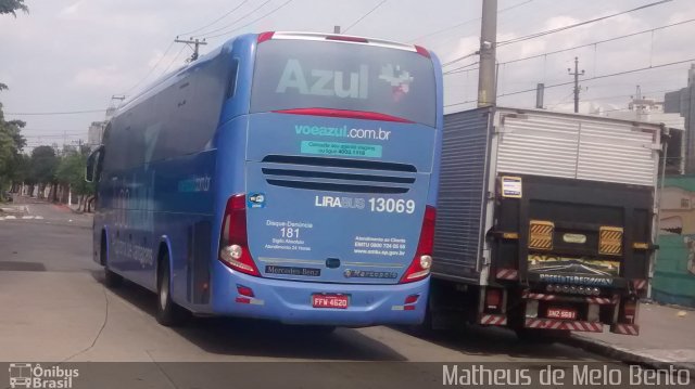 Lirabus 13069 na cidade de São Paulo, São Paulo, Brasil, por Matheus de Melo Bento. Número da foto: #3763782.