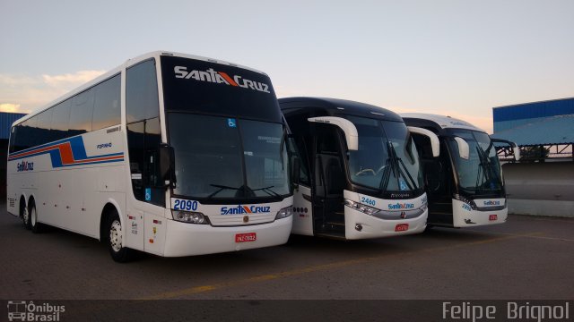 VUSC - Viação União Santa Cruz 2090 na cidade de Porto Alegre, Rio Grande do Sul, Brasil, por Felipe  Brignol. Número da foto: #3761984.