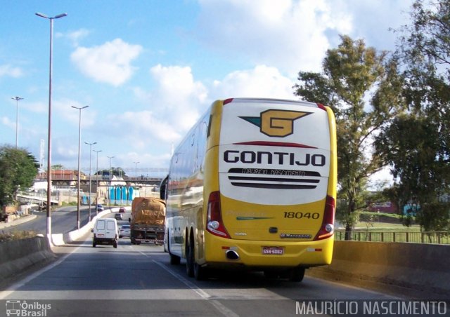 Empresa Gontijo de Transportes 18040 na cidade de Belo Horizonte, Minas Gerais, Brasil, por Maurício Nascimento. ID da foto: 3763857.