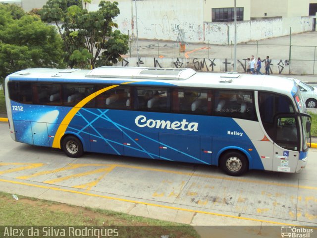 Viação Cometa 7212 na cidade de São Paulo, São Paulo, Brasil, por Alex da Silva Rodrigues. ID da foto: 3810501.