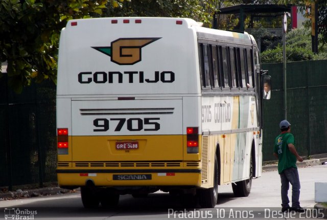 Empresa Gontijo de Transportes 9705 na cidade de São Paulo, São Paulo, Brasil, por Cristiano Soares da Silva. ID da foto: 3811128.