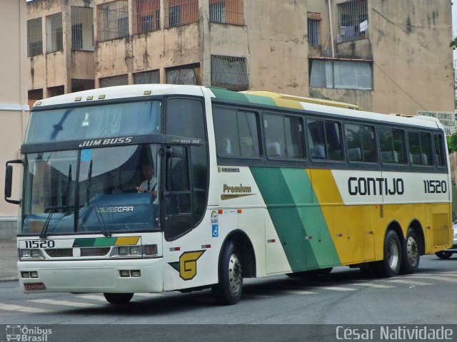 Empresa Gontijo de Transportes 11520 na cidade de Belo Horizonte, Minas Gerais, Brasil, por César Natividade. Número da foto: #3812018.
