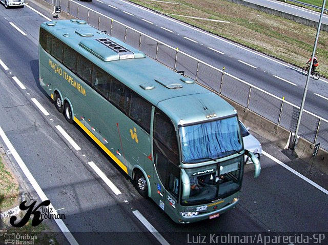 Viação Itapemirim 232 na cidade de Aparecida, São Paulo, Brasil, por Luiz Krolman. ID da foto: 3831605.