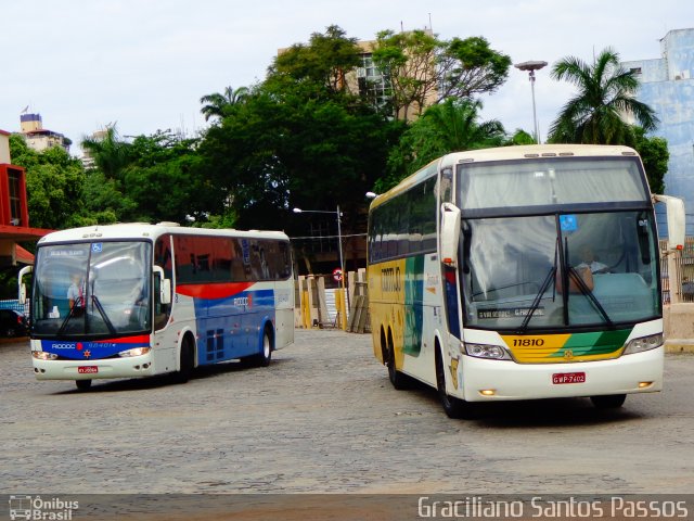 Empresa Gontijo de Transportes 11810 na cidade de Governador Valadares, Minas Gerais, Brasil, por Graciliano Santos Passos. ID da foto: 3830745.