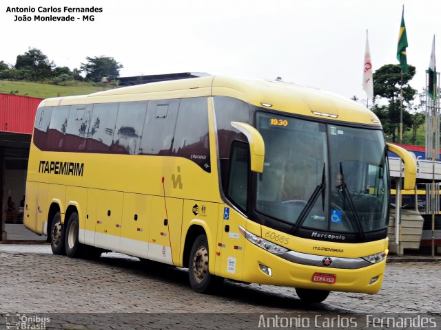 Viação Itapemirim 60685 na cidade de João Monlevade, Minas Gerais, Brasil, por Antonio Carlos Fernandes. ID da foto: 3831143.