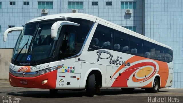 Viação Platina 3500 na cidade de Uberaba, Minas Gerais, Brasil, por Lucas Borges . Número da foto: #3832226.