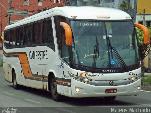 Viação Campestre 17600 na cidade de Aparecida, São Paulo, Brasil, por Mateus Machado. Número da foto: #3832098.