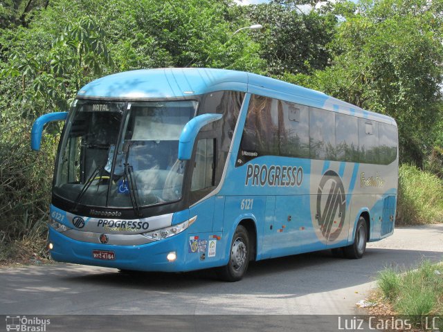 Auto Viação Progresso 6121 na cidade de Recife, Pernambuco, Brasil, por Luiz Carlos de Santana. Número da foto: #3832029.