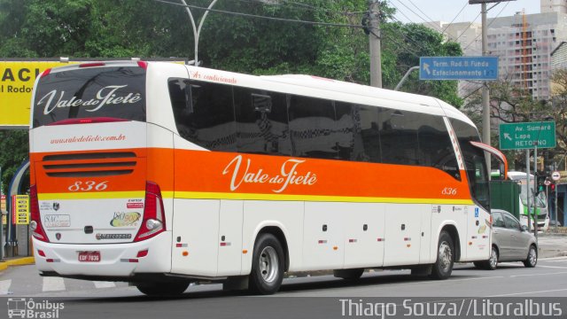 Viação Vale do Tietê 836 na cidade de São Paulo, São Paulo, Brasil, por Tiago Alves de Souza. Número da foto: #3832079.