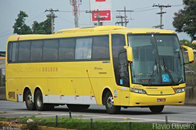 Viação Itapemirim 45629 na cidade de Resende, Rio de Janeiro, Brasil, por Flávio Oliveira. Número da foto: #3834031.