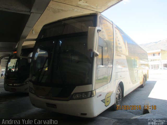 Empresa Gontijo de Transportes 11885 na cidade de Governador Valadares, Minas Gerais, Brasil, por Andrea Yule Carvalho. Número da foto: #3833567.