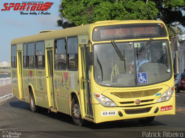 Solemar Expresso 43-608 na cidade de São Luís, Maranhão, Brasil, por Patrick Ribeiro. Número da foto: #3833679.