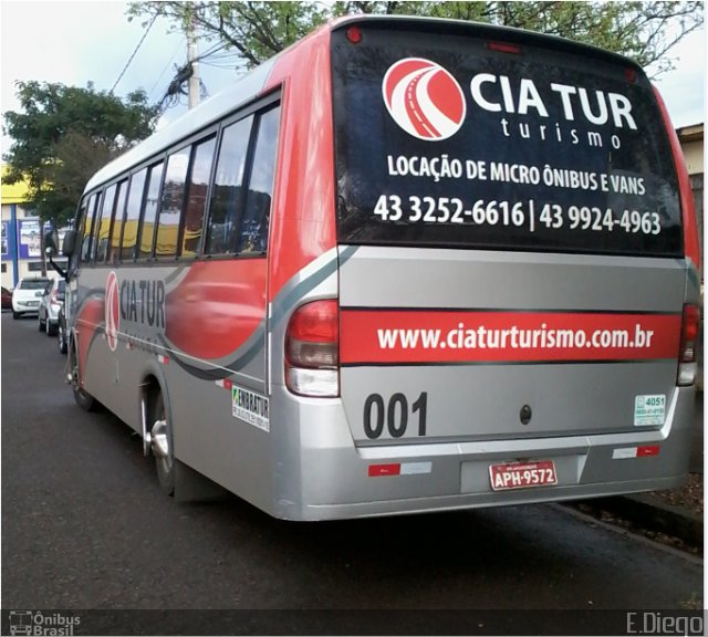 Cia Tur Turismo 001 na cidade de Apucarana, Paraná, Brasil, por Diego Lopes. Número da foto: #3835915.
