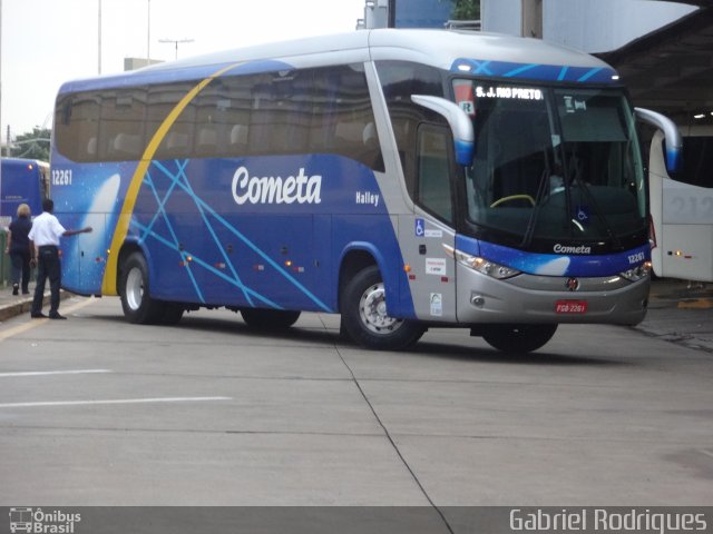 Viação Cometa 12261 na cidade de São José do Rio Preto, São Paulo, Brasil, por Gabriel Rodrigues. ID da foto: 3835149.