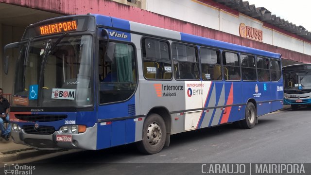 Empresa de Transportes Mairiporã 39.098  na cidade de Franco da Rocha, São Paulo, Brasil, por Cainã Marcos de Araujo. ID da foto: 3838060.