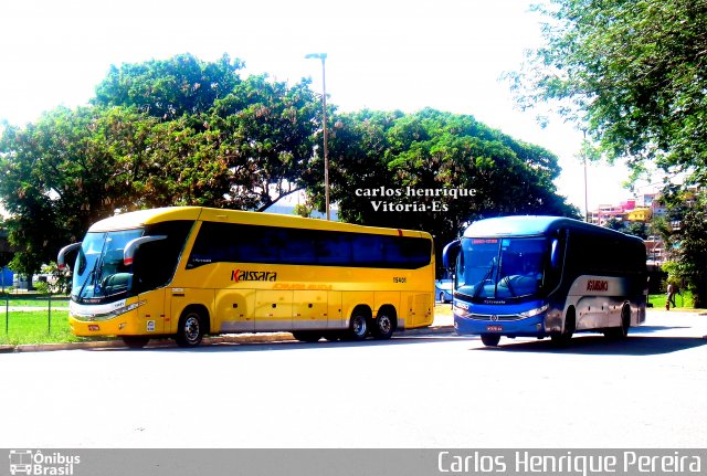 Kaissara - Viação Caiçara 15401 na cidade de Vitória, Espírito Santo, Brasil, por Carlos Henrique Pereira. Número da foto: #3838624.