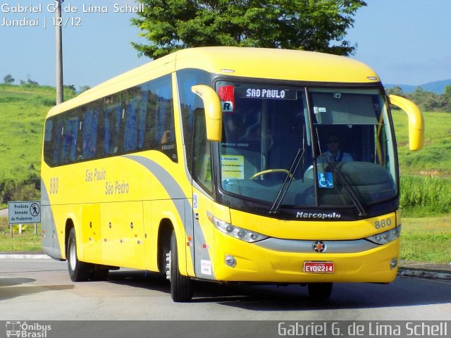 Viação São Paulo São Pedro 880 na cidade de Jundiaí, São Paulo, Brasil, por Gabriel Giacomin de Lima. Número da foto: #3837670.