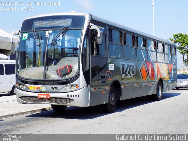 VB Transportes e Turismo 8009 na cidade de Jundiaí, São Paulo, Brasil, por Gabriel Giacomin de Lima. Número da foto: #3837717.