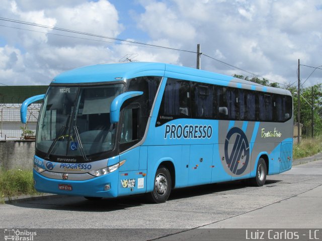 Auto Viação Progresso 6510 na cidade de Recife, Pernambuco, Brasil, por Luiz Carlos de Santana. Número da foto: #3838248.