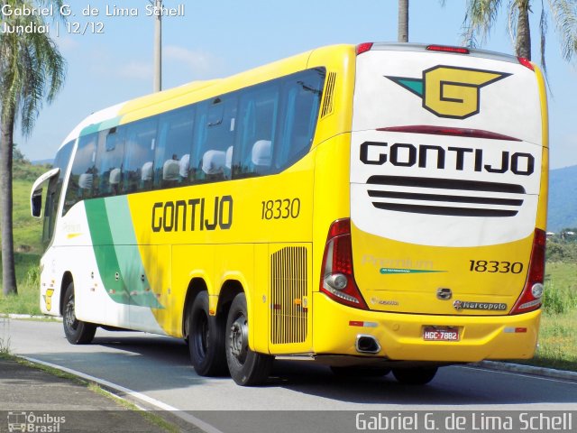 Empresa Gontijo de Transportes 18330 na cidade de Jundiaí, São Paulo, Brasil, por Gabriel Giacomin de Lima. Número da foto: #3837715.