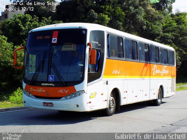 Viação Vale do Tietê 804 na cidade de Jundiaí, São Paulo, Brasil, por Gabriel Giacomin de Lima. ID da foto: 3837684.