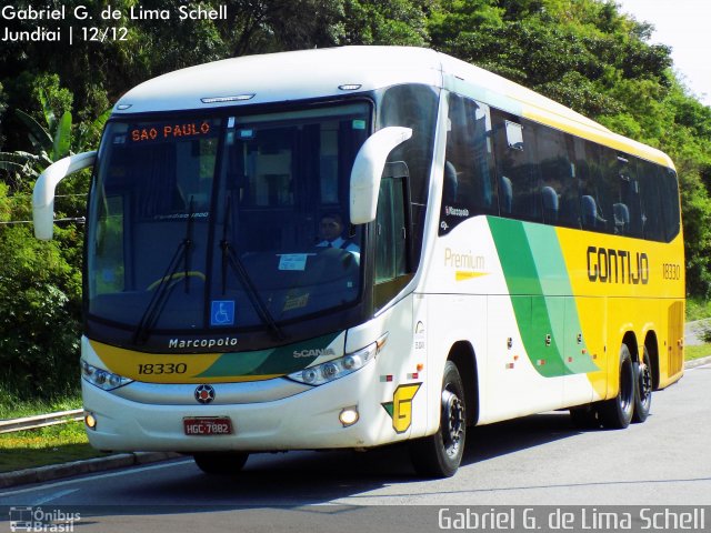 Empresa Gontijo de Transportes 18330 na cidade de Jundiaí, São Paulo, Brasil, por Gabriel Giacomin de Lima. Número da foto: #3837712.